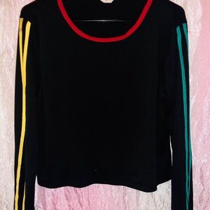 green red n yellow soft long sleeve